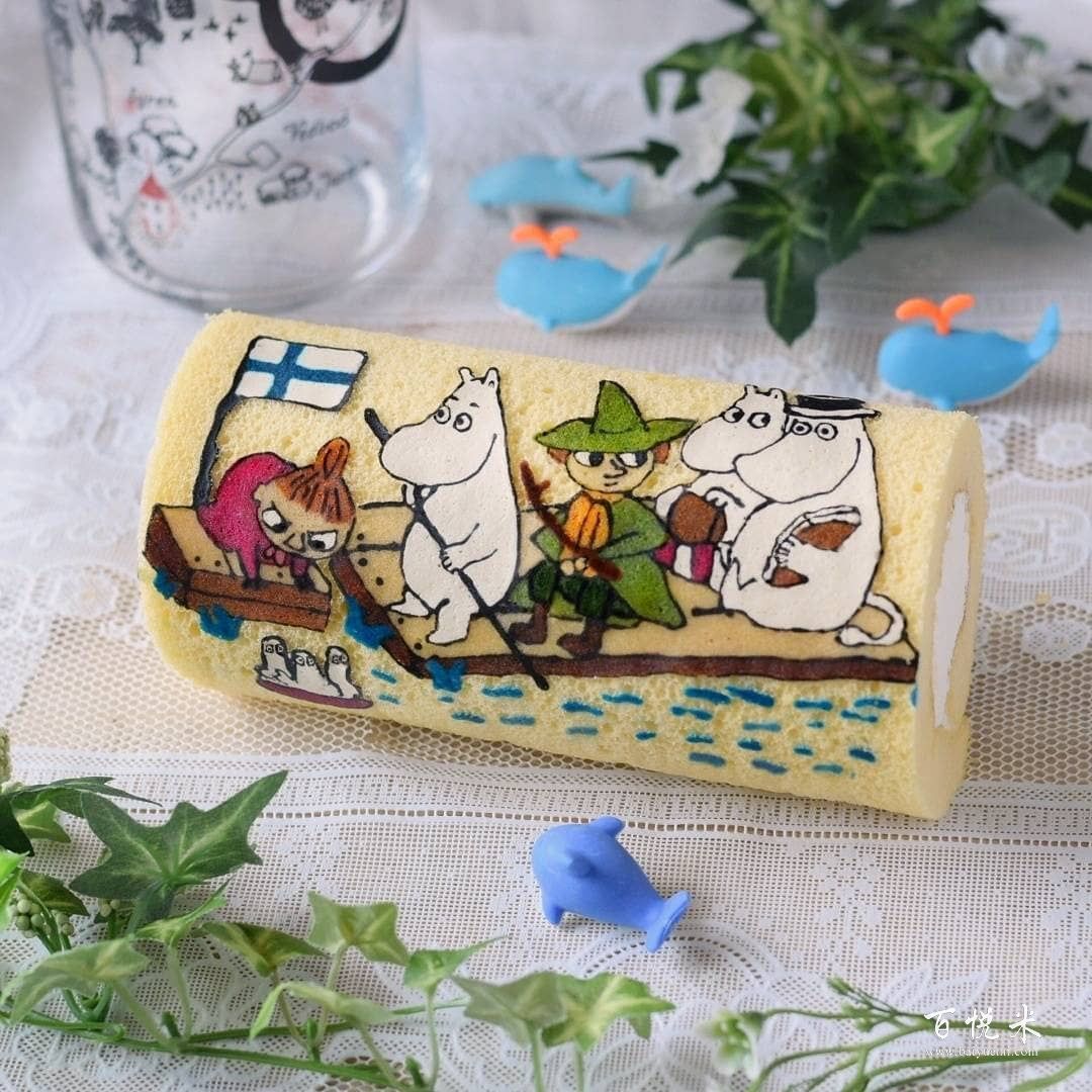 日本小姐姐做的奶油蛋糕卷，個個都像藝術(shù)品，美到不忍下口哇